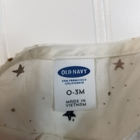 Old Navy Star Blouse Jegging Set 0-3M - Picture 4 of 4
